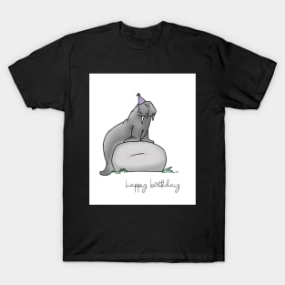 Walrus - Happy Birthday T-Shirt